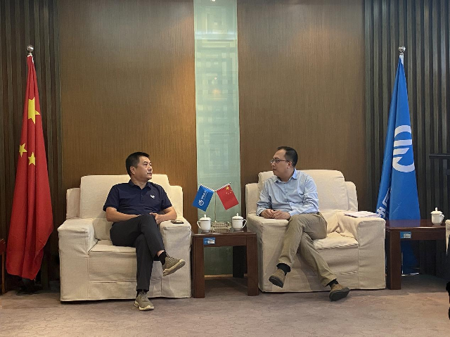 张成林会见中国建设银行总行战略客户部处长袁明宇一行
